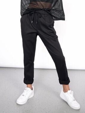 Wildfang: Black Drawstring Empower Jogger